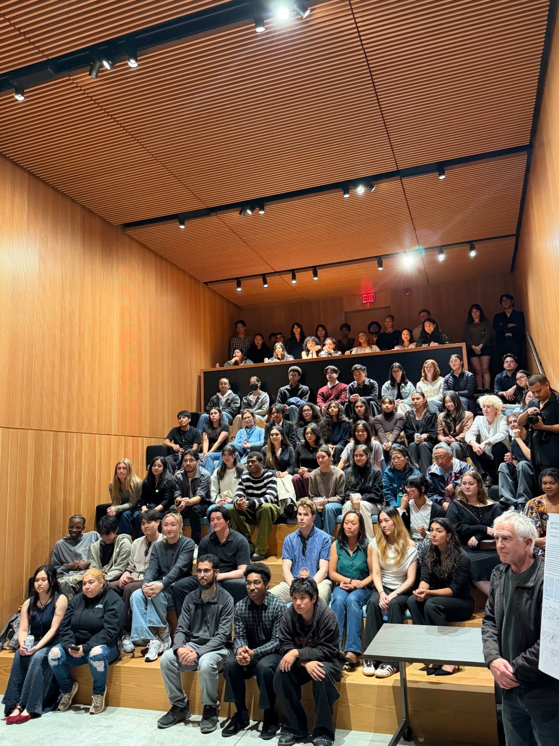 A packed audience at the NOMAS Showcase