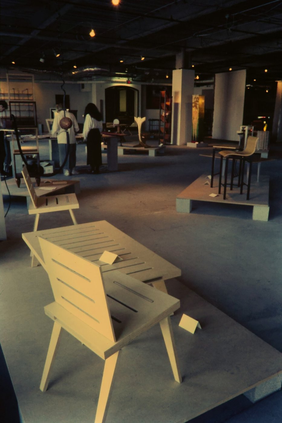 Photo from the original 1990s OVERTIME exhibition