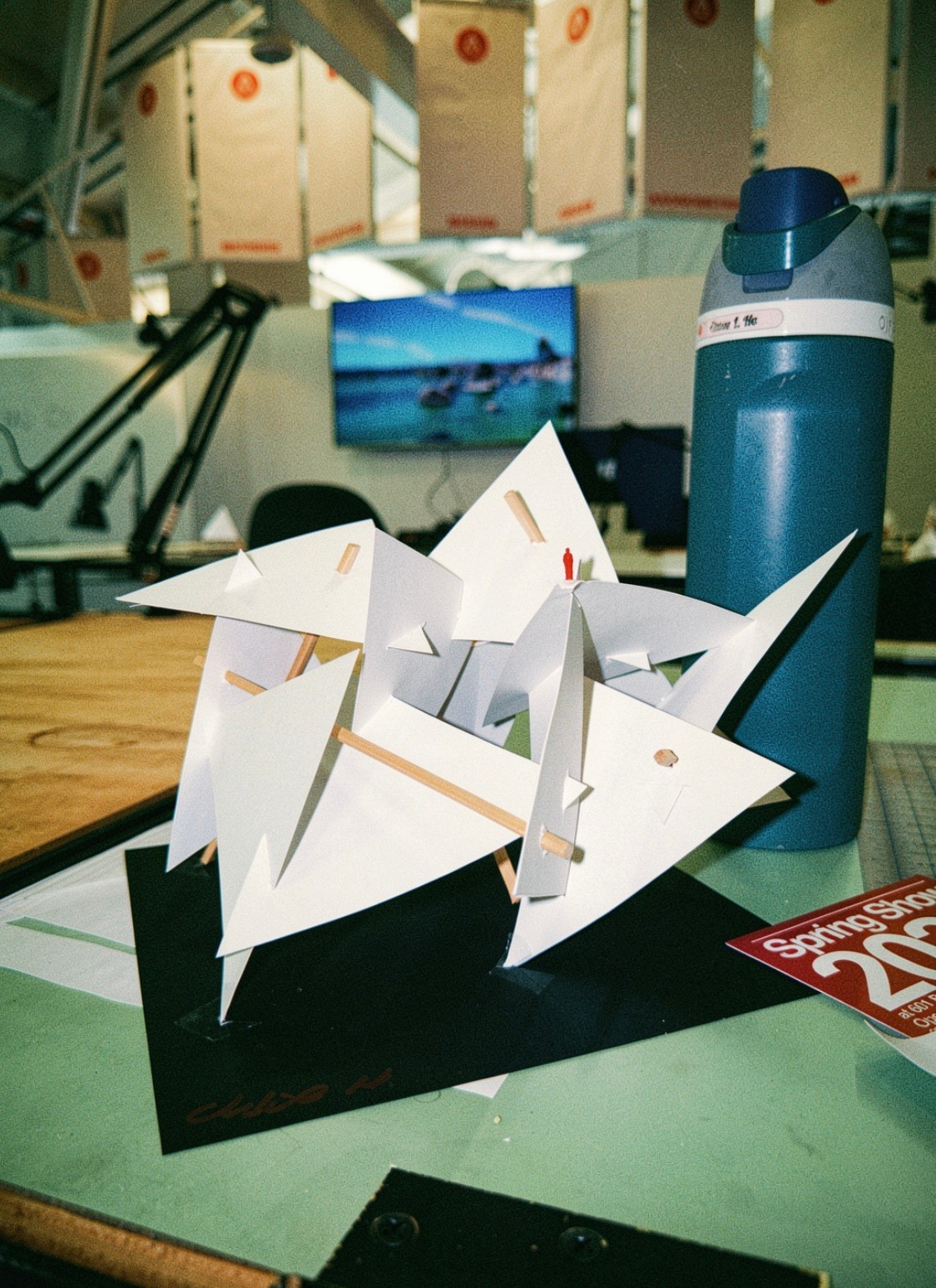 A student model built during the workshop